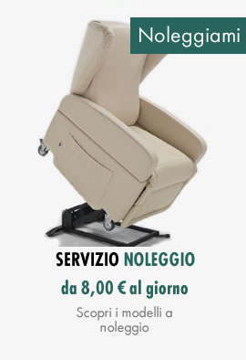 Noleggio poltrone relax per anziani da 8 euro al giorno