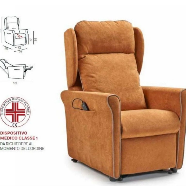 Vendita catalogo-generale-poltrone modello POLTRONA RELAX MODELLO PRIMULA PLUS chiusa